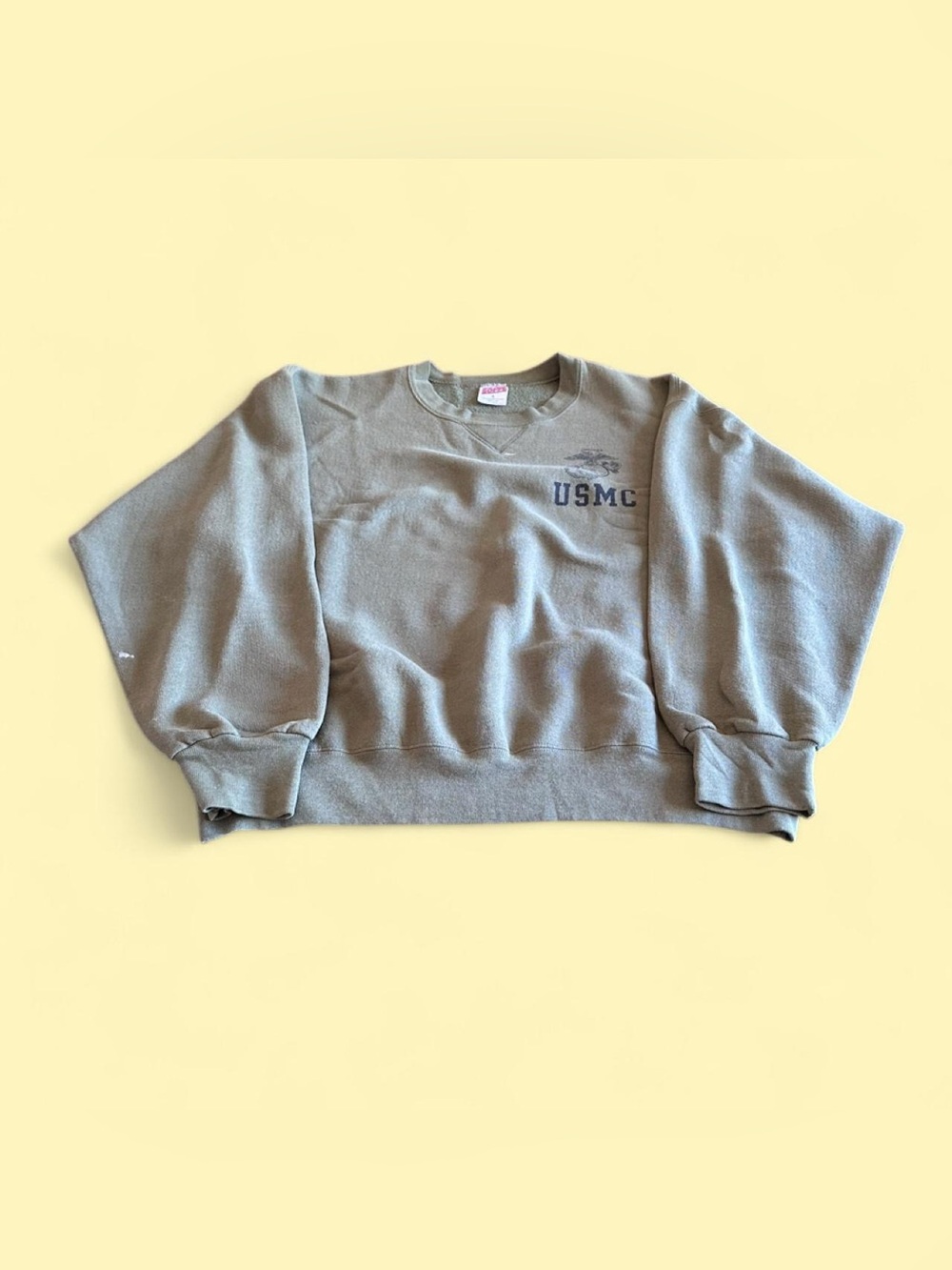 Vintage USMC Soffe Olive Green Sweatshirt Men’s L Made in USA